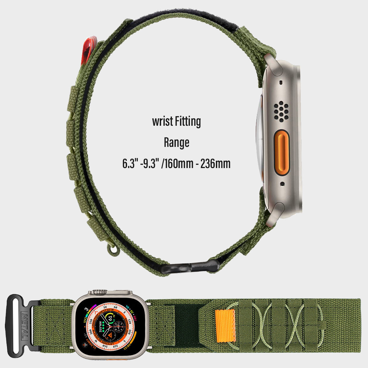 Applicable Watch Iwatch Series Strap Loop Nylon Canvas Strap Sports Outdoor