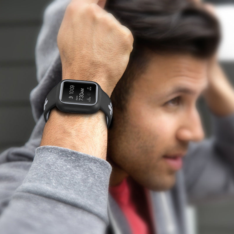 Silicone Hole Universal Silicone Strap Smart Watch Strap