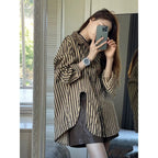 New Loose Shirt Chic Elegant French Retro Top Women's All-matching
