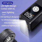 Wireless Car Inflatable High-power Portable Intelligent Digital Display Inflatable Treasure Multi-function Wireless Charging