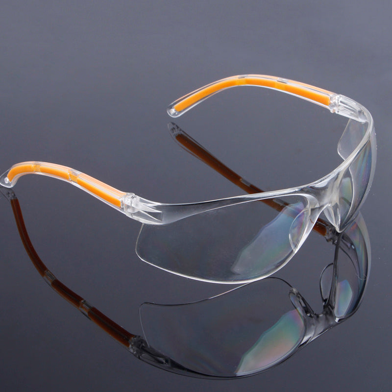 Transparent labor protection goggles