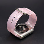 Smart Watch Strap Transparent Glitter Silicone