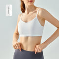 Yoga Vest Women's Water Drop Fixed Cup Spaghetti Strap Underwear