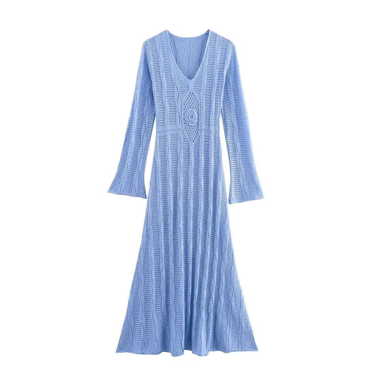 Women's Clothing Long Knitted Dress