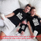 Printed Parent-child T-shirt Short Sleeve