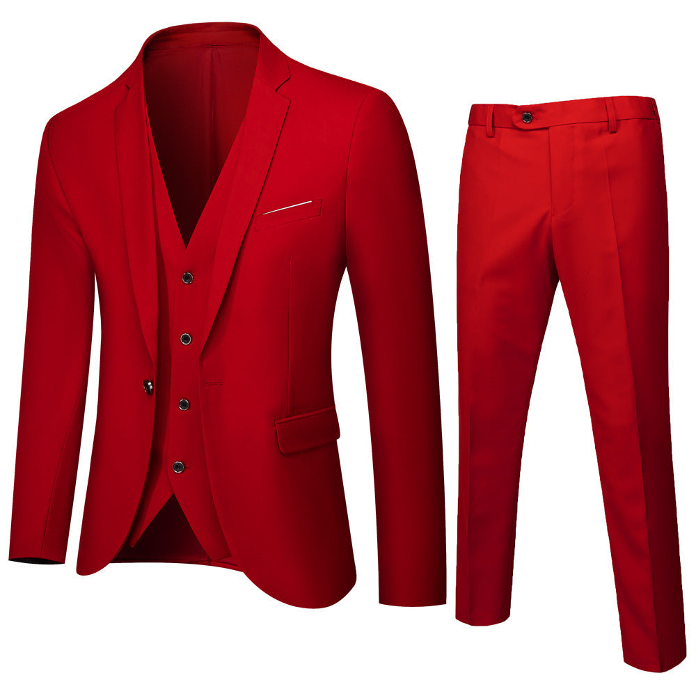 Men's Suit Set Two-piece Korean Style