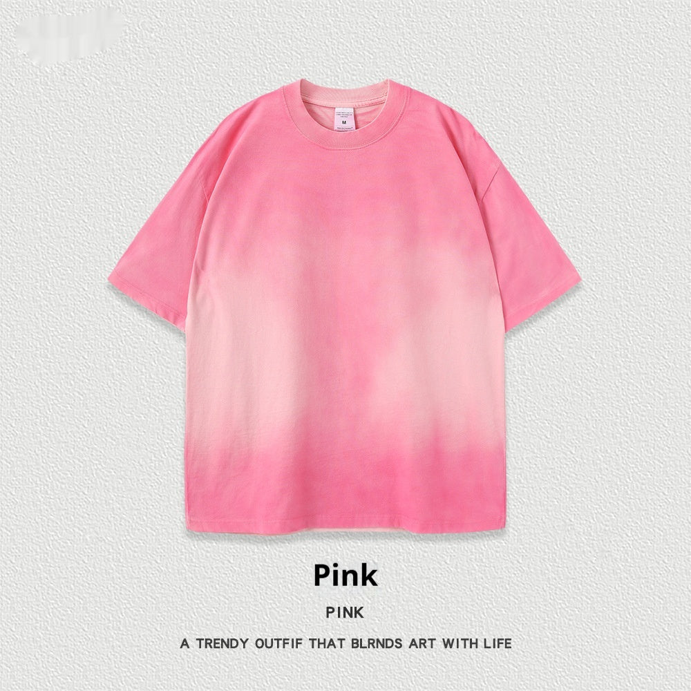 Retro Washed Short Sleeve Round Neck T-shirt