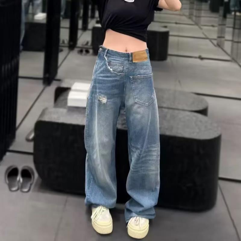 Ripped Fashion Special Women's Clothing Denim Trousers