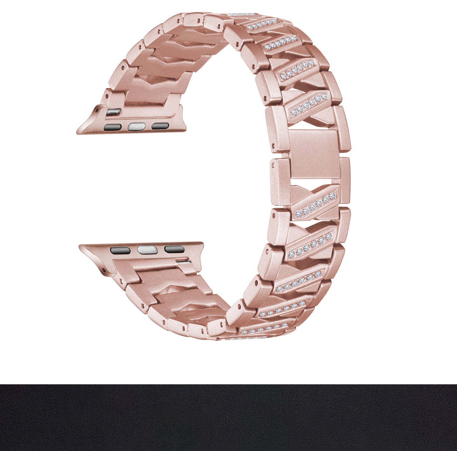 Compatible with Apple , Fashion Atmosphere Metal Diamond Watch Band