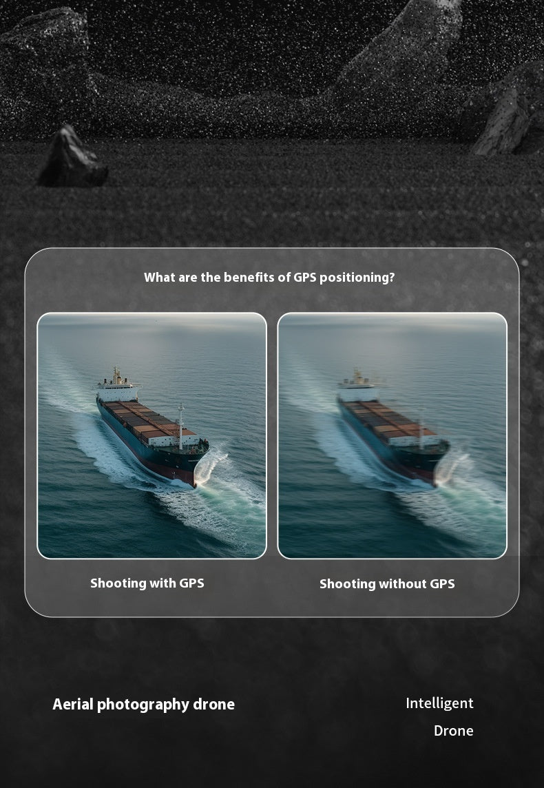 Remote-controlled Unmanned Vehicle Three-Lens Aerial Photography