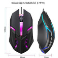 Neutral Wired Mouse Home Office Luminous Computer Mouse