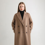 Women's Mid-length Woolen Wool Overcoat Coat
