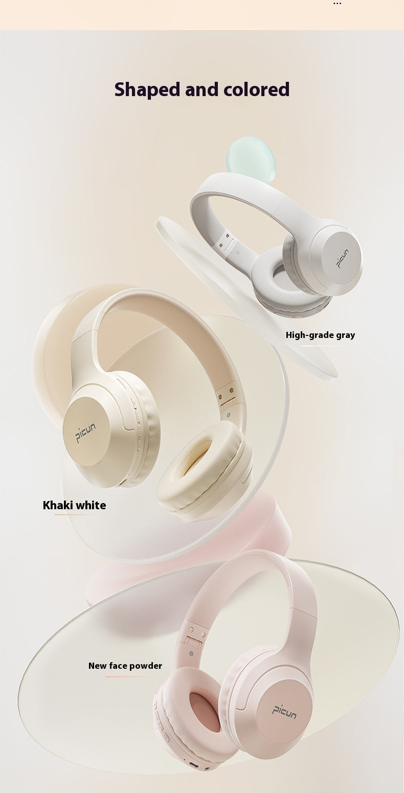 New Headset Wireless Bluetooth Headset Bass Folding Card