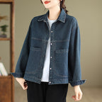 Women's Autumn Vintage Denim Jacket
